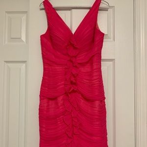 Fuchsia colored dress